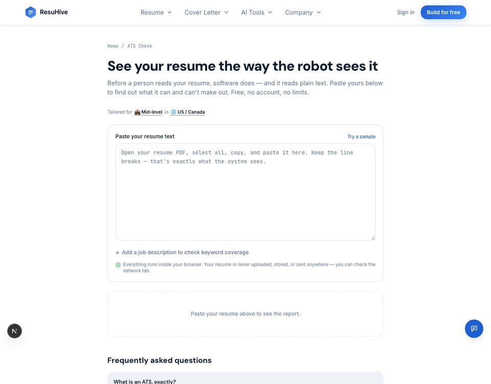 The existing page